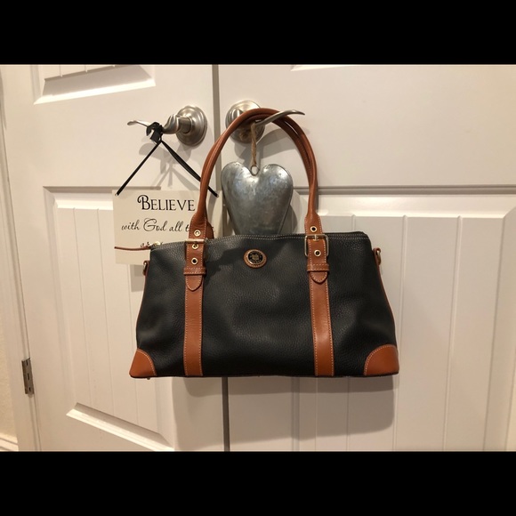 Dooney & Bourke pebble leather satchel